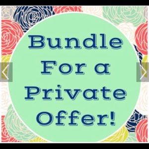 Bundle sale! 20% off 3 items